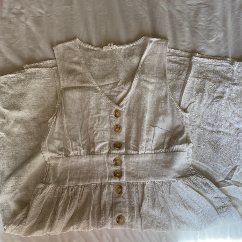 Bohme White Midi Dress